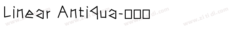 Linear Antiqua字体转换